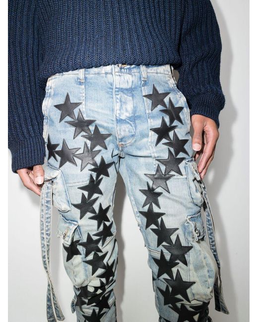 Amiri Chemist Star Slim-fit Jeans in 