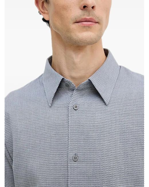 ARMANI EXCHANGE Gray Long-Sleeves Shirt for men