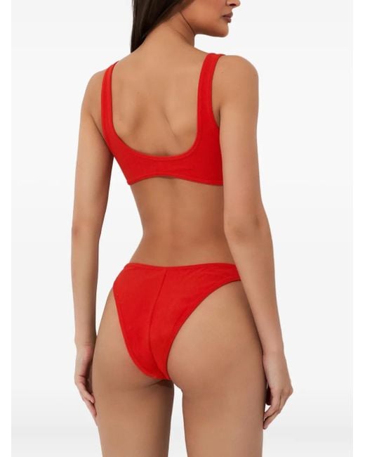 Reina Olga Red Coolio Bikini Set