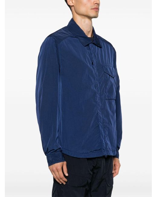 C.P. Company Chrome R Overshirt in Blue for Men Lyst