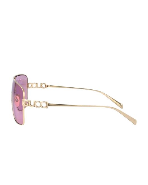 Gucci Pink Pilot-Frame Sunglasses
