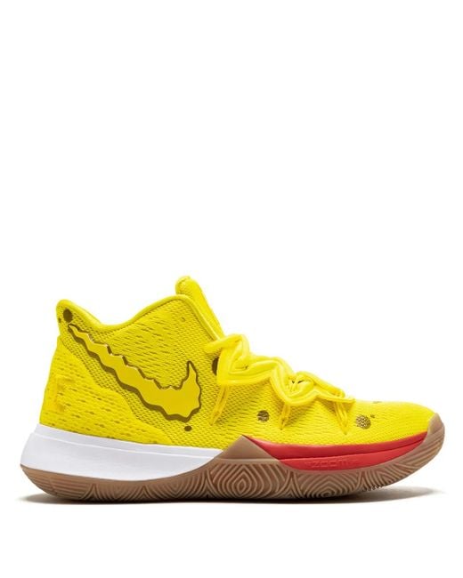 Nike Yellow X Spongebob Squarepants Kyrie 5 "Spongebob" Sneakers