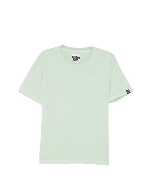 SPORT b. by agnès b. Green Logo-Print Cotton T-Shirt for men