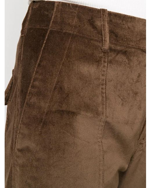 Jejia Brown Gerade Cropped-Hose