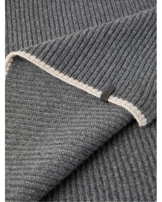 Sciarpa di Brunello Cucinelli in Gray