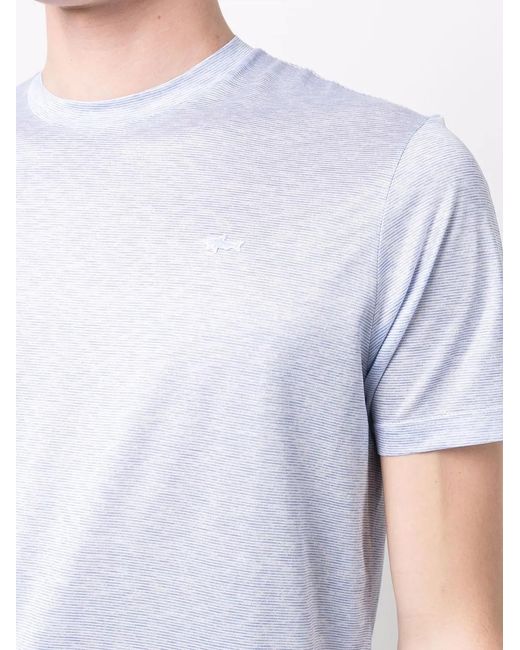 Paul & Shark White Short-Sleeved Jersey-Knit T-Shirt for men