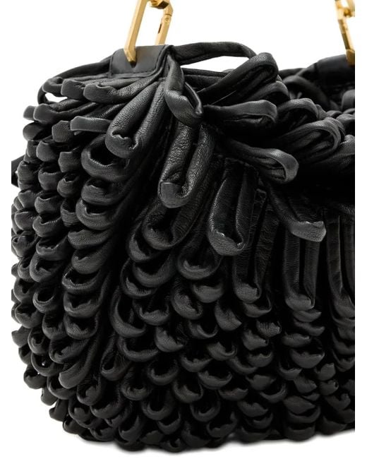 AllSaints Black Mini Madea Tote Bag