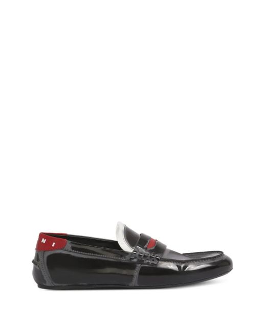 メンズ Marni ペニーローファー Black