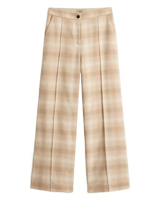 Woolrich Geruite Broek in het Natural