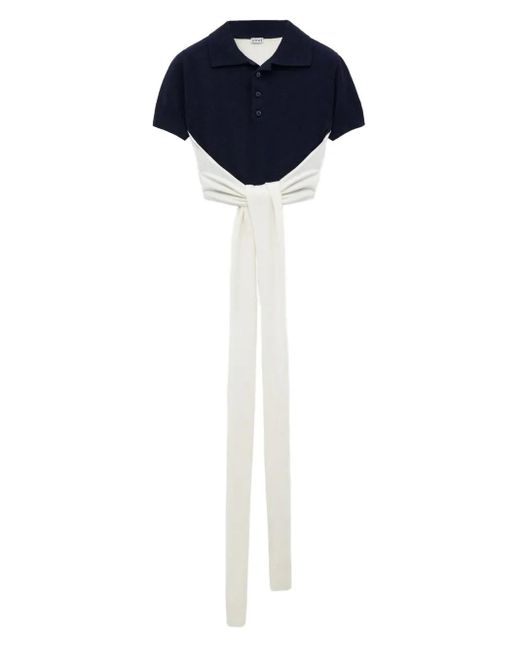 Loewe Blue Wool Cashmere T-Shirt