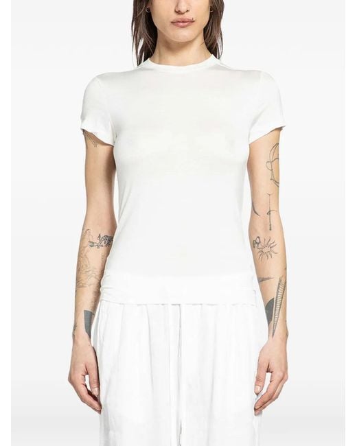 Thom Krom White Crew-Neck T-Shirt