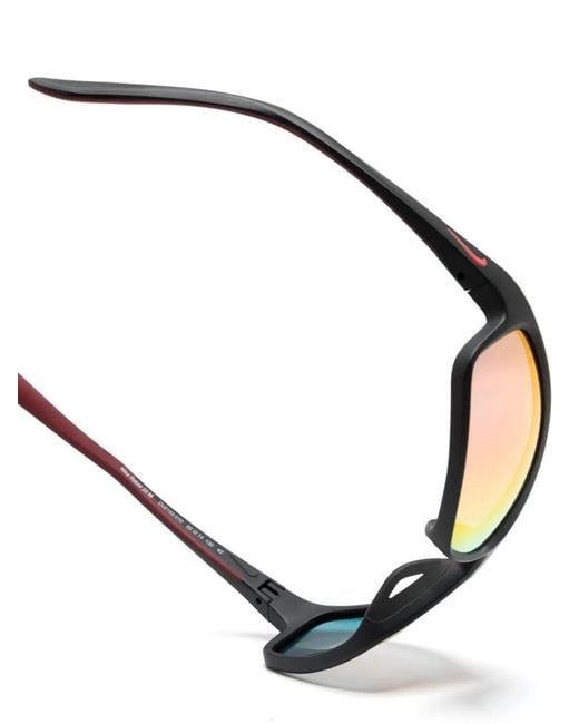 Nike Pink Rabid Rectangle-Frame Sunglasses