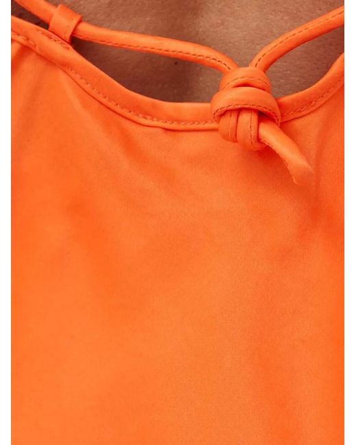 Herskind Orange Tie-Back Top
