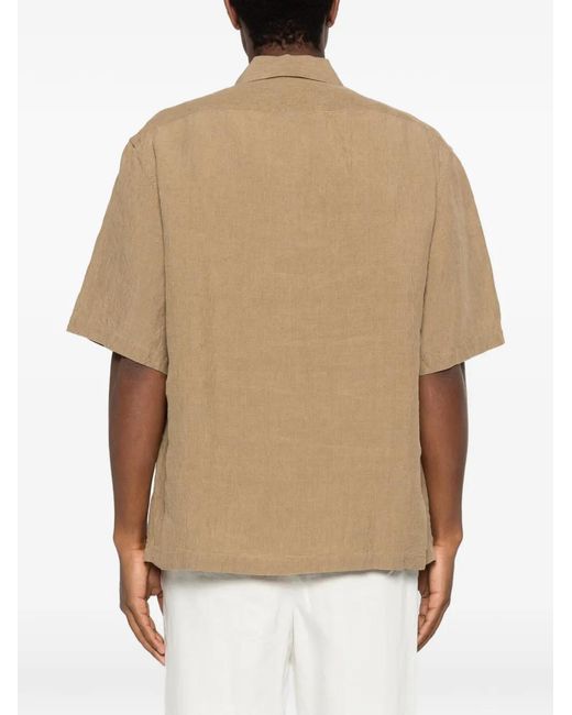Barena Natural Chemise Donde Marte À Poche Poitrine for men