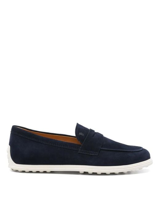 Tod's スエード ローファー Blue