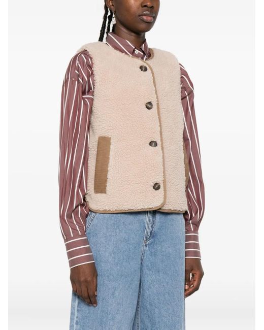 Barbour Natural Button-Fastening Gilet