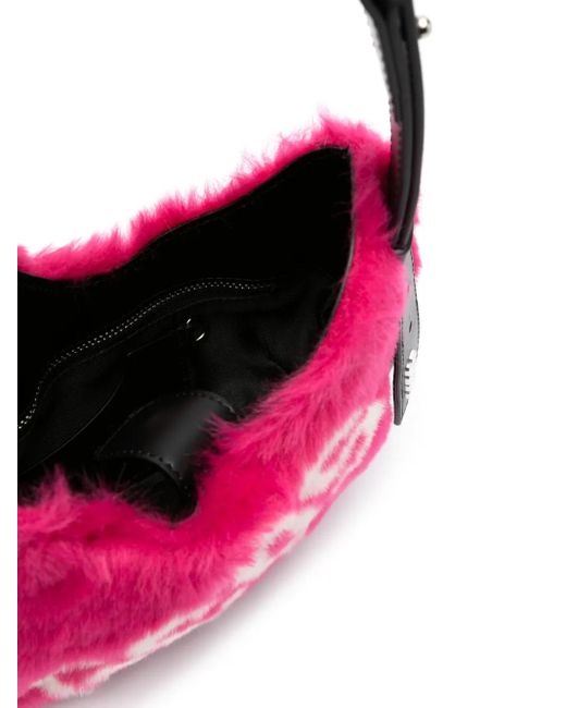 Gcds Comma エコファーショルダーバッグ S Pink