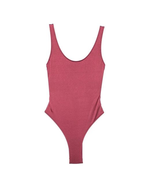 VENUJA Red Scoop-Back Swimsuit