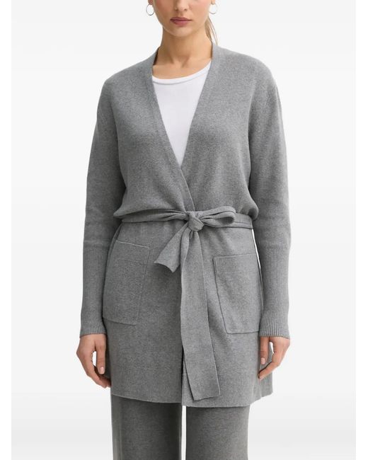 Joop! Gray Kardi Belted Cardigan