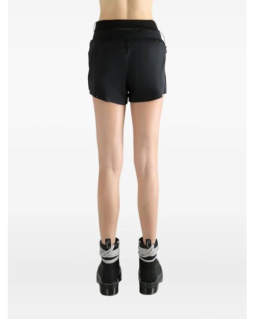 Short À Taille Élastiquée Satisfy en coloris Black
