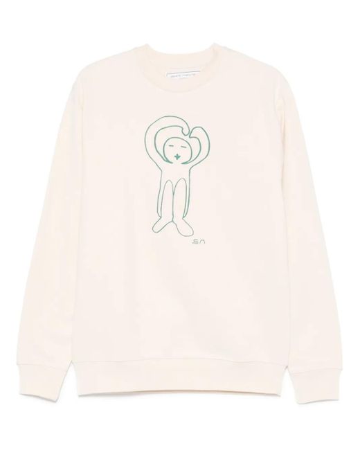 Societe Anonyme ロゴ スウェットシャツ Natural