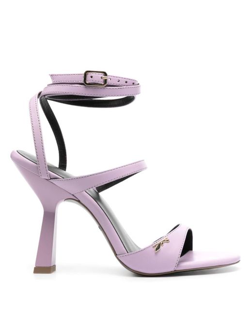 Patrizia Pepe Pink 100mm Leather Sandals