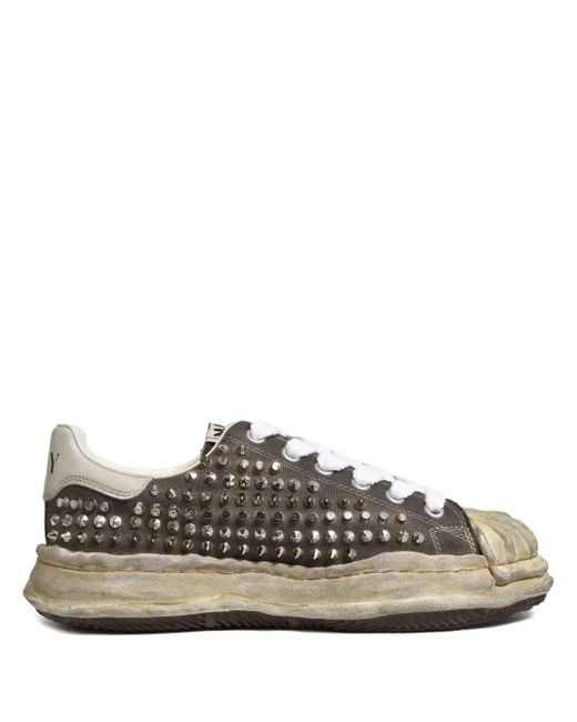 Maison Mihara Yasuhiro Gray Blakey Trainers for men