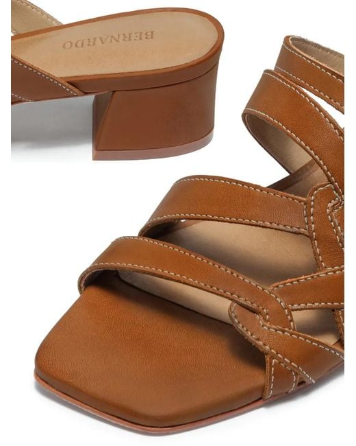 Bernardo Brown Johanne Woven Sandals