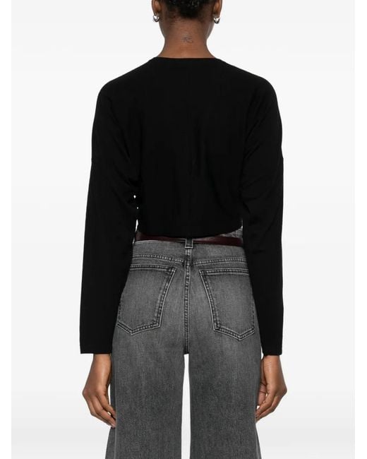 Khaite Black Finn Cardigan