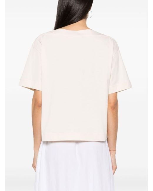 Moncler ロゴ Tシャツ White