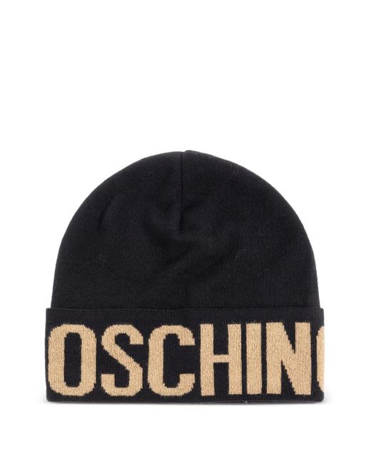 Berretto Con Logo di Moschino in Blue