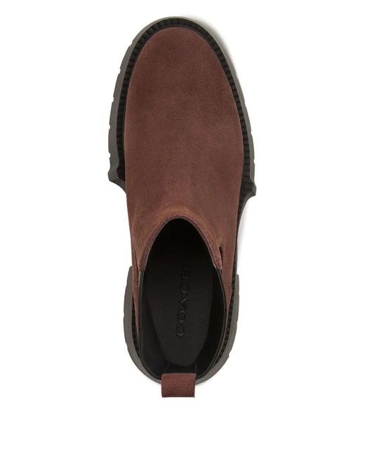 COACH Brown Platform Boots