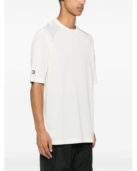 Y-3 Jersey T-shirt in het White voor heren
