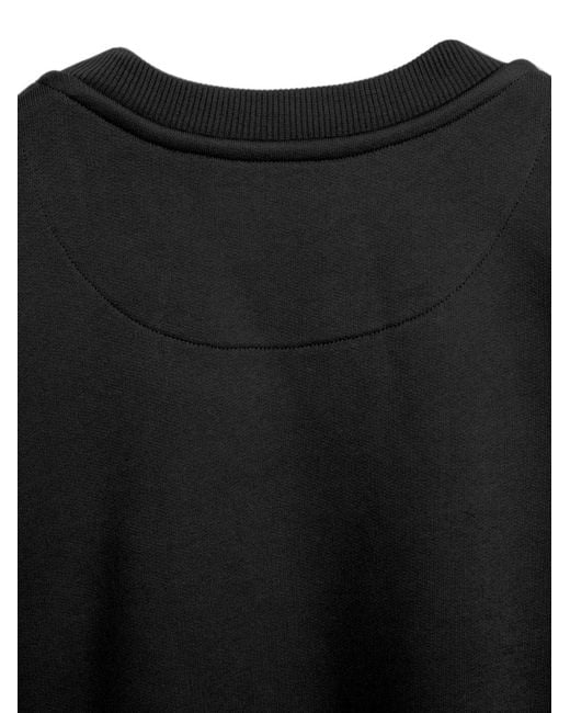 Vera Wang Black Sweat College À Col Rond En Coton