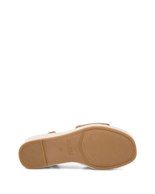 Guess Natural Wedge-Sandalen Mit Plateau