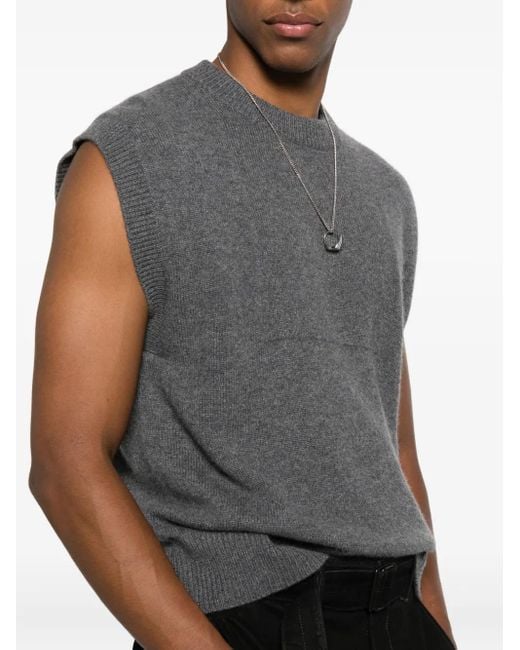 Chaleco Dennis Lisa Yang de hombre de color Gray