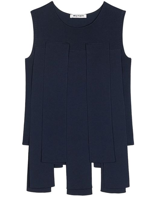 Ports 1961 Blue Panelled Top