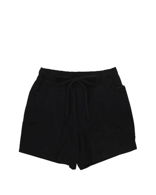 Thom Krom Black Drawstring Swim Shorts for men