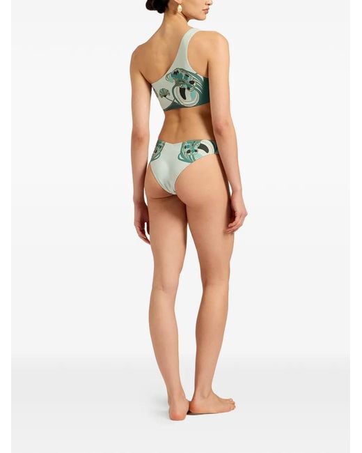 LaDoubleJ Blue Mirage Floral Bikini Bottoms