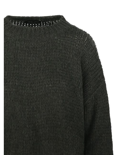 Roberto Collina ラウンドネック セーター Black