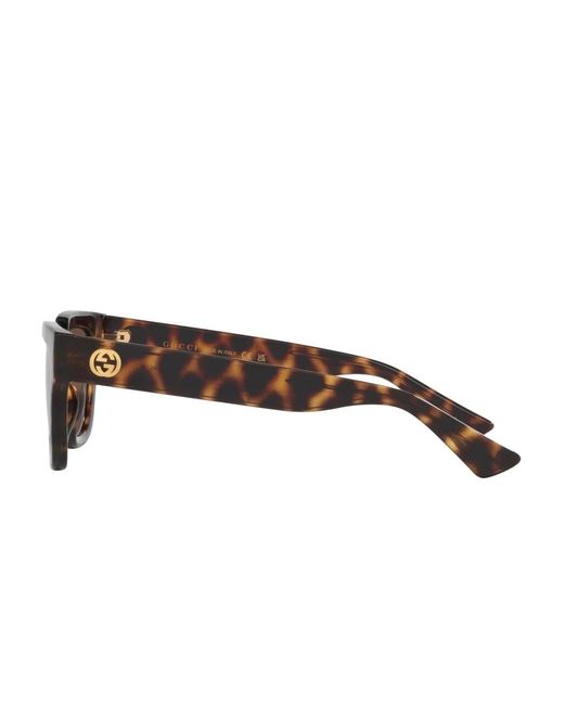 Gucci Brown Square-Frame Sunglasses