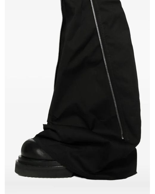 Rick Owens Schlaghose mit Reißverschluss in Black für Herren