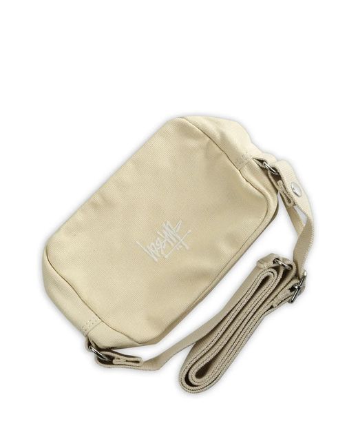 Stussy Natural Logo-Embroidered Shoulder Bag for men