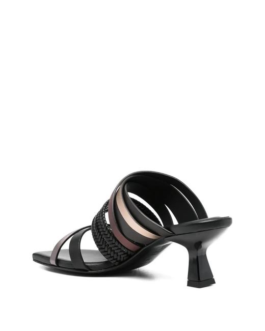 DONNARì White Braided-Strap Sandals