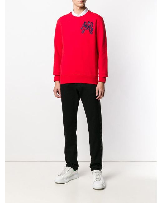 red side stripe jeans mens