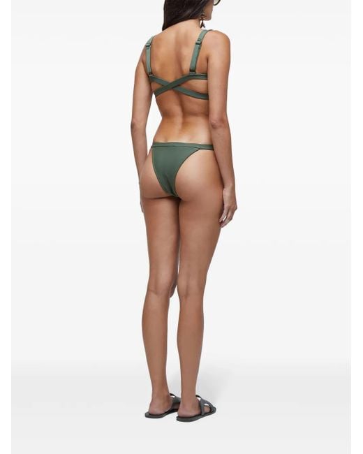 Bikini Con Spalline Incrociate di Osklen in Green