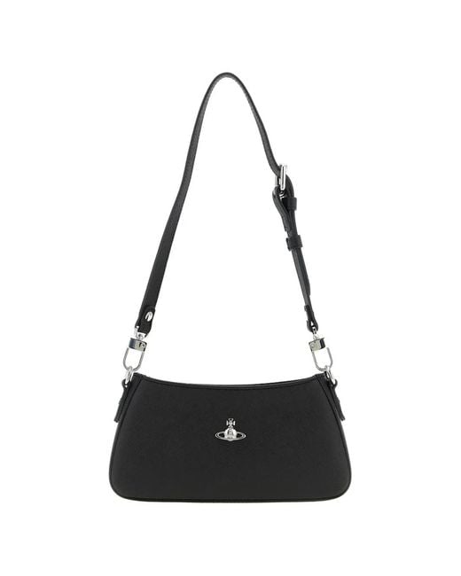 Vivienne Westwood White Tasha Logo-Detail Shoulder Bag