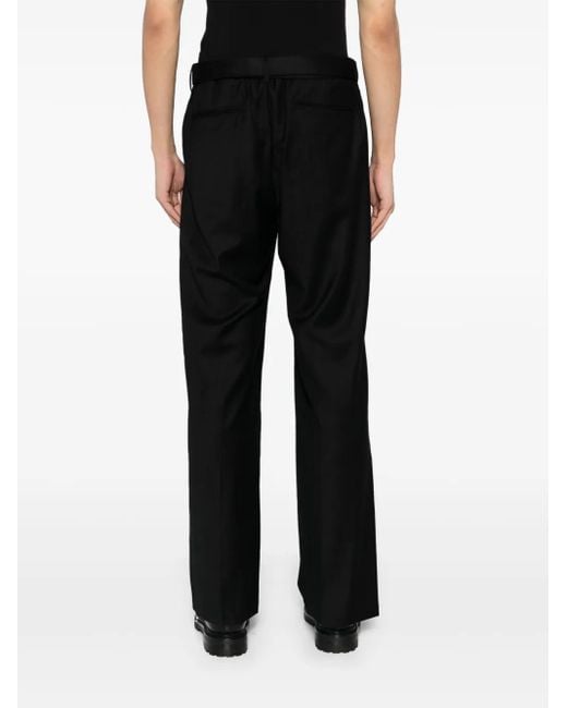 Attachment Black Straight-Leg Trousers for men