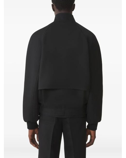 Lanvin Jacke Mit Gürtel in Black für Herren