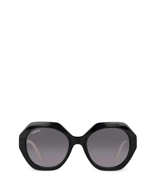 Lancel Black Lunettes De Soleil Octavie À Monture Géométrique
